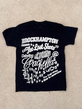 Brockhampton Coachella Black Graphic Tea